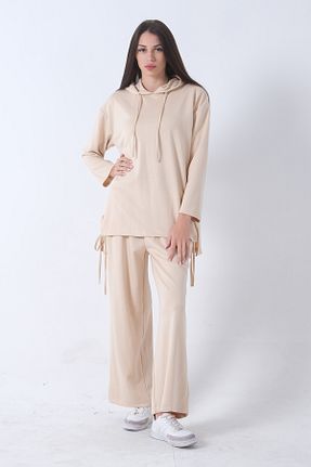 ست بالاتنه و پائین تنه طوسی زنانه بافتنی Feminist - کد 867719843