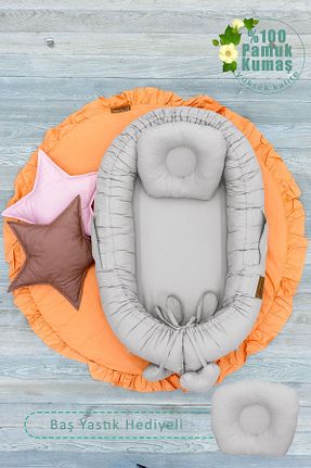 ست لحاف و روکش لحاف و روکش بالش کودک و نوزاد طوسی پنبه ای mordesign - کد 821327367