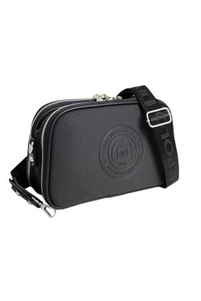 کیف دوشی مشکی زنانه چرم مصنوعی Just Polo - کد 867736182