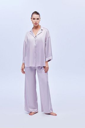 ست لباس راحتی بنفش زنانه ساده MAISON NIDA - کد 867757674