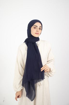 شال سرمه ای زنانه CHALE - کد 867769491