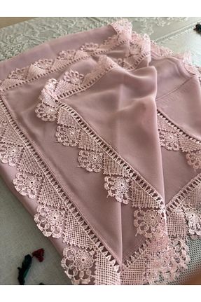 شال صورتی زنانه شیفون TUTUYA TEXTIL - کد 867802511