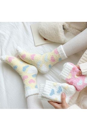 جوراب رنگی زنانه %100 پنبه Çorap Kurdu - کد 867807637