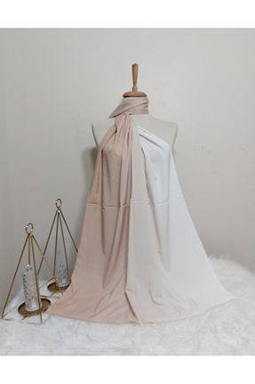 شال بژ زنانه ابریشم istanbul prensesleri - کد 867828611