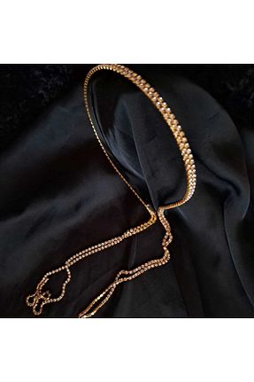 تاج طلائی زنانه سنگ کریستال MARYY - کد 865321103
