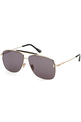 عینک آفتابی طلائی زنانه UV400 Tom Ford - کد 848559098