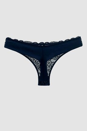 شورت استرینگ سرمه ای زنانه مخلوط پلی آمید MİSTİRİK - کد 804615789