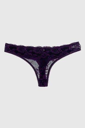 شورت استرینگ بنفش زنانه مخلوط پلی آمید MİSTİRİK - کد 804615773