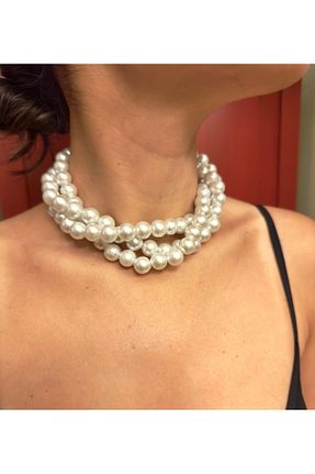 گردنبند مروارید سفید Atelier Çağla - کد 867976435