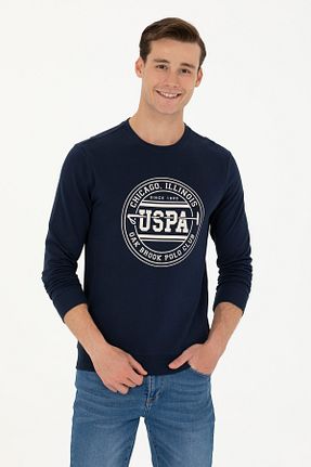 سوئیشرت سرمه ای مردانه ساده U.S. Polo Assn. - کد 761616529