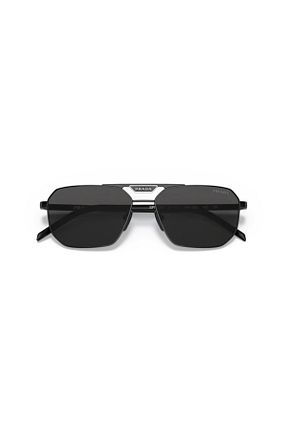 عینک آفتابی مشکی مردانه UV400 Prada - کد 774974399