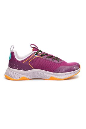 کفش اسنیکر بنفش زنانه بند دار hummel - کد 867985684