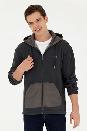 رویه طوسی مردانه یقه مربعی U.S. Polo Assn. - کد 834787524
