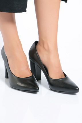 کفش مجلسی مشکی زنانه چرم مصنوعی Shoes Time - کد 868061043
