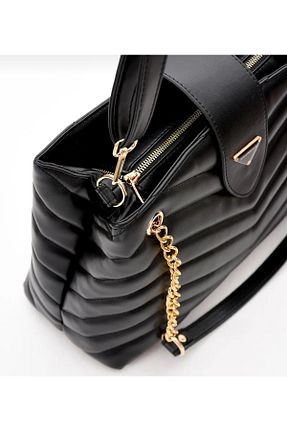 کیف دستی مشکی زنانه ابعاد بزرگ BAGS - کد 868038392