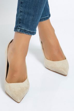 کفش مجلسی بژ زنانه جیر Shoes Time - کد 868052986