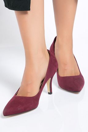 کفش مجلسی زرشکی زنانه جیر Shoes Time - کد 868060774