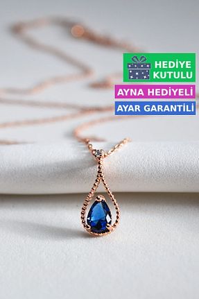 گردنبند نقره صورتی زنانه 925 عیار Jewelmim - کد 124930027