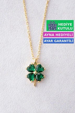 گردنبند نقره زرد زنانه 925 عیار Jewelmim - کد 740694006