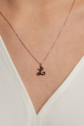 گردنبند نقره صورتی زنانه 925 عیار Jewelmim - کد 124918146