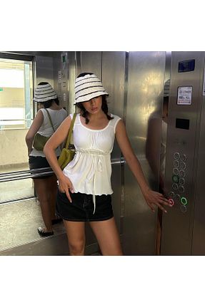 بادی بژ زنانه یقه دوچرخه BALİNA - کد 868079359