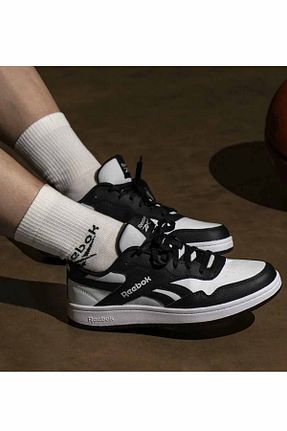 کفش اسنیکر مشکی زنانه چرم اصل Reebok - کد 868080081