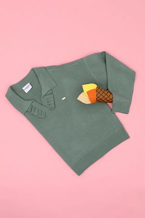 پلیور سبز بچه گانه ساده U.S. Polo Assn. - کد 834219510