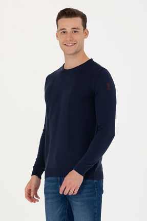 پلیور سرمه ای مردانه ساده U.S. Polo Assn. - کد 839391726