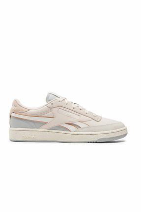 کفش اسنیکر بژ زنانه چرم اصل Reebok - کد 868107369