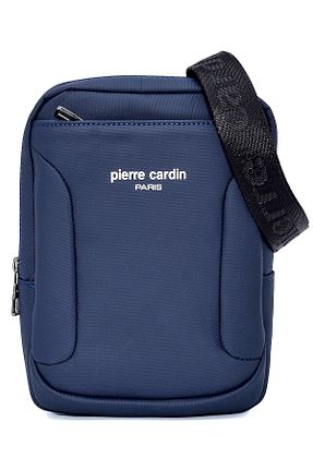 کیف پورتفوی و کلاچ سرمه ای مردانه پلی اورتان Pierre Cardin - کد 868114119