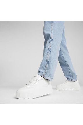 کفش اسنیکر سفید زنانه بند دار Puma - کد 861178220