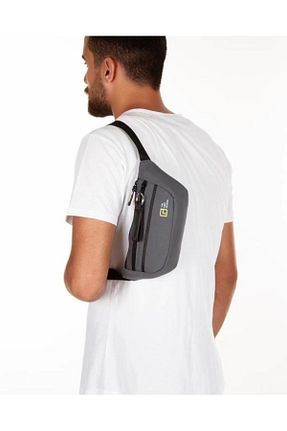 کیف کمری طوسی زنانه پارچه ای MODA - کد 868194014