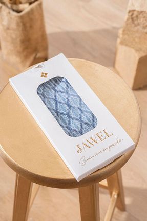 روسری آبی پلی استر JAWEL - کد 866295181