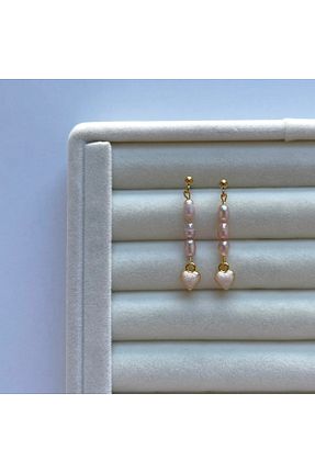 گوشواره استیل (فولاد) طلائی استیل ضد زنگ ORFE JEWELRY - کد 868323626