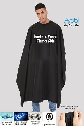 دستکش و پیشبندآشپزخانه مشکی میکرو ساتن ayobi - کد 868347353