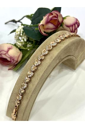 دستبند استیل (فولاد) طلائی زنانه استیل (فولاد) XUPING JEWELRY - کد 868947813