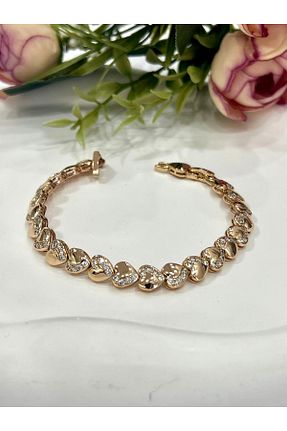 دستبند استیل (فولاد) طلائی زنانه استیل (فولاد) XUPING JEWELRY - کد 868947813