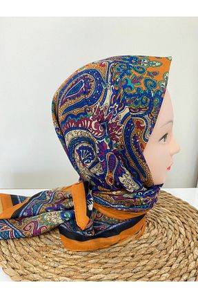 روسری نارنجی پنبه ای Şehr i sultan - کد 868399999