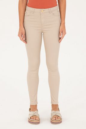 شلوار بژ زنانه بافتنی U.S. Polo Assn. - کد 835450873