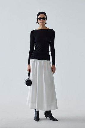 بلوز مشکی زنانه ساده Suud Collection - کد 859067797