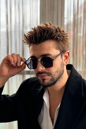 عینک آفتابی مشکی مردانه UV400 By Harmony - کد 868402547