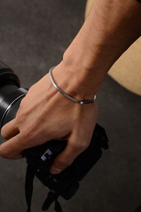 دستبند نقره سبز مردانه 925 عیار Ricco Jewellery - کد 868411196