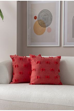 کوسن و روکش کوسن صورتی کتان SWITA - کد 868412208