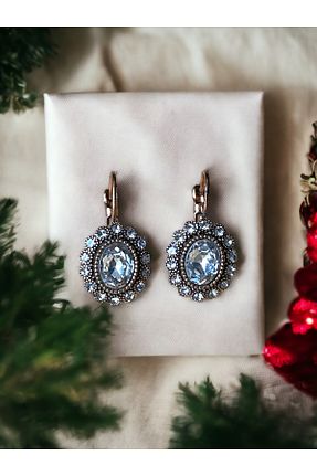 گوشواره جواهر رنگی زیرکن FAYRA ACCESSORIES - کد 833051242