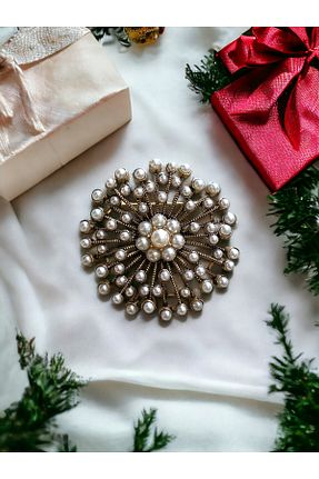 سنجاق سینه قهوه ای زنانه فلزی FAYRA ACCESSORIES - کد 801800969