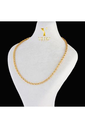 گردنبند جواهر طلائی زنانه روکش طلا Yıldız Gold İmitasyon - کد 62196567