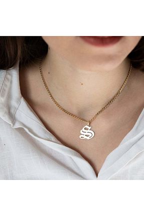 گردنبند نقره طلائی زنانه 925 عیار eddiajewellery - کد 117073532