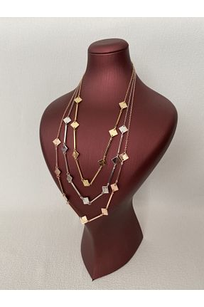 گردنبند نقره طلائی زنانه 925 عیار Accessories - کد 133070572
