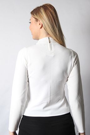 بلوز سفید زنانه ساده Sude - کد 133820953