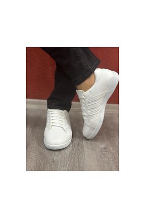 کفش اسنیکر سفید مردانه بند دار MODATALİKA - کد 698728977